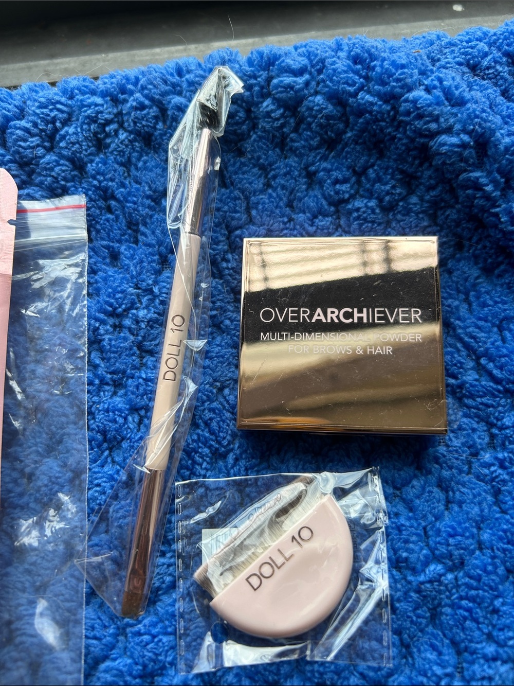 DOLL 10 Overarchiever Brow & Hair Powder 3 Piece Kit BRAND NEW UNUSED
